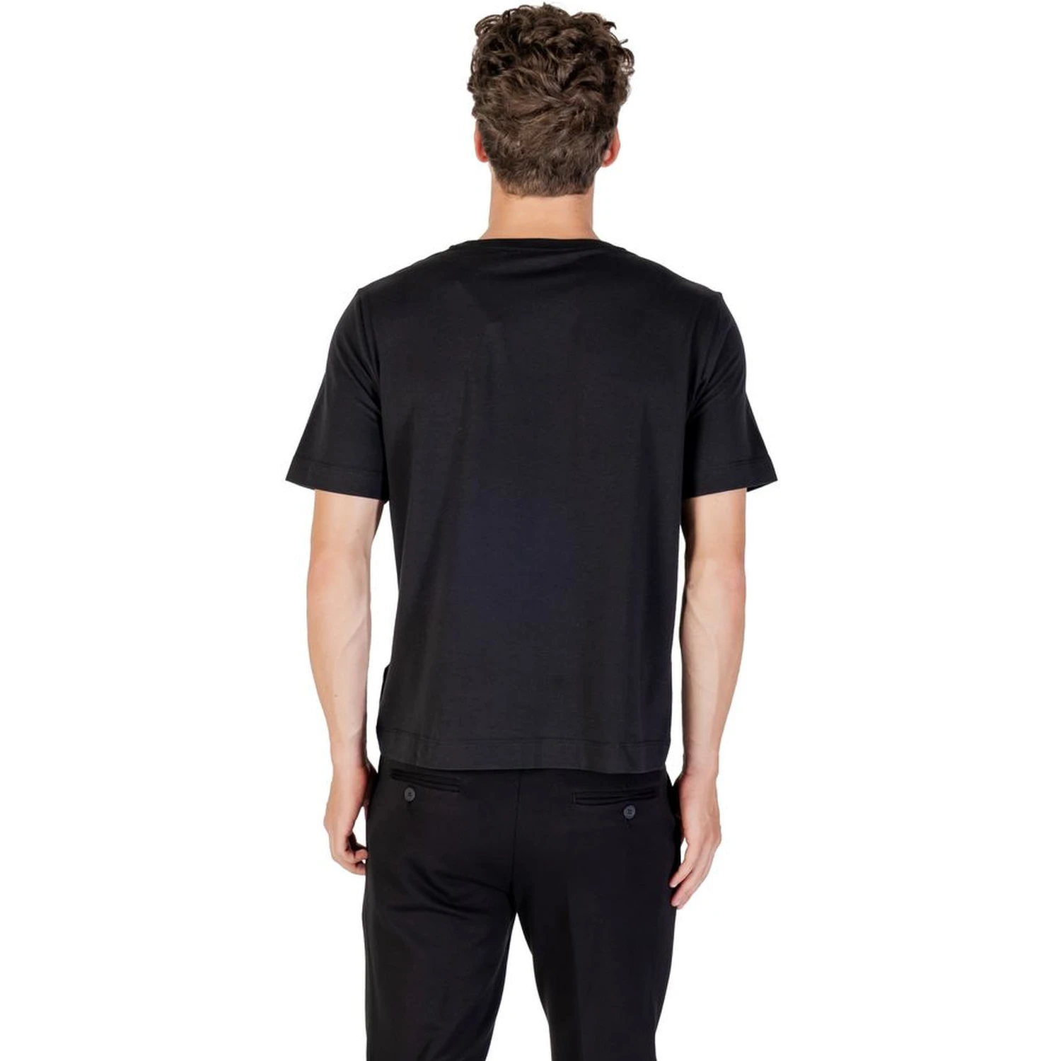 Black Cotton T-Shirt