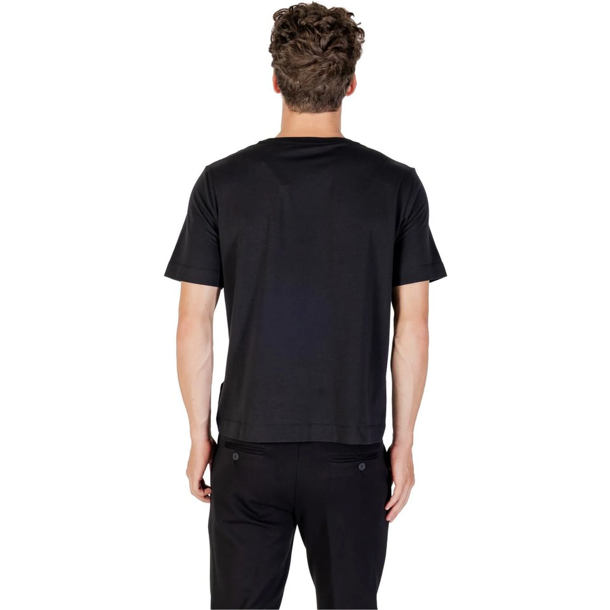 تيشيرت قطني أسود