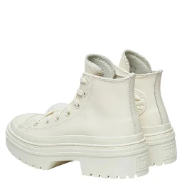 White Recycled Leather High Heel Pumps