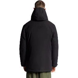 Black Polyester Parka