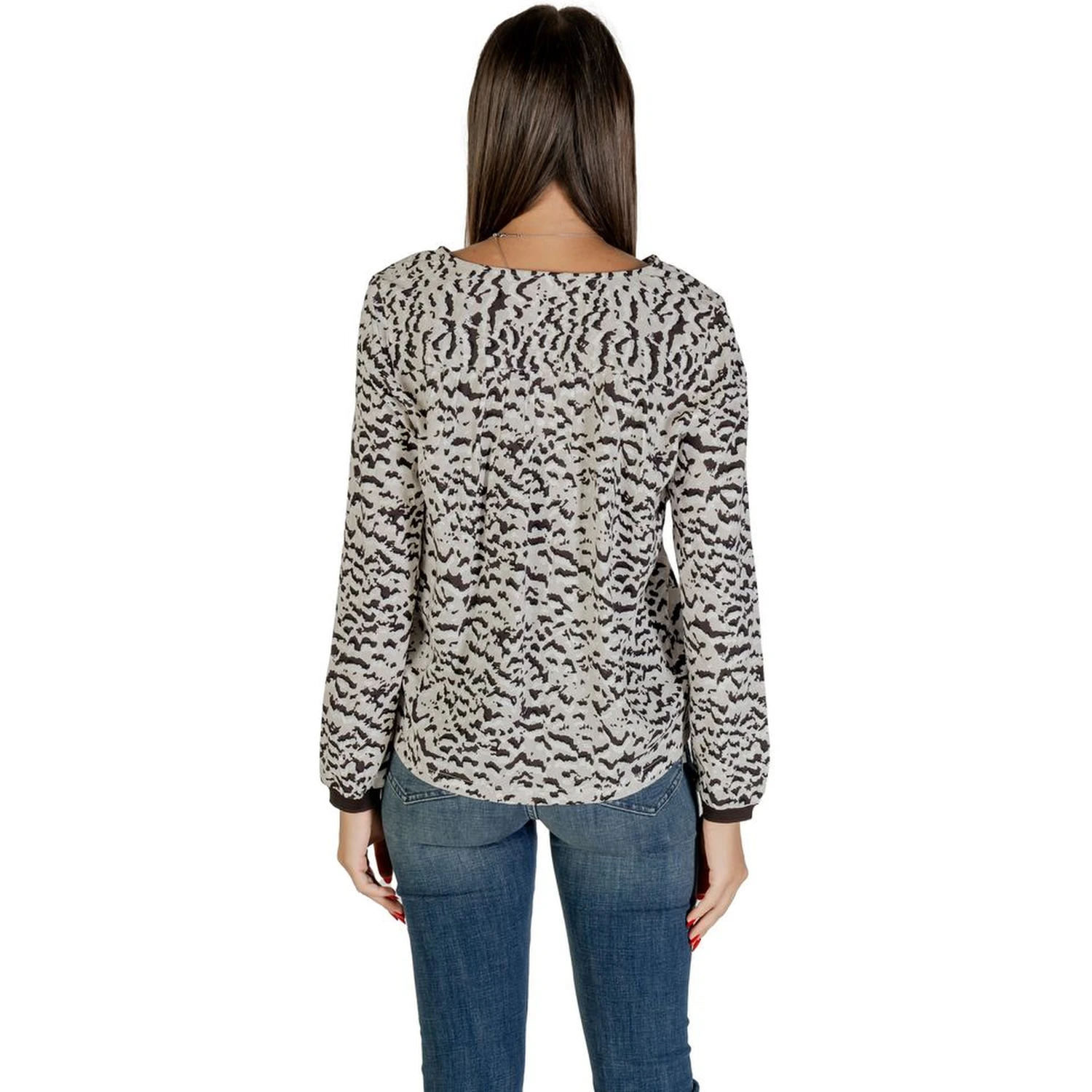 Bicolor Viscose Blouse