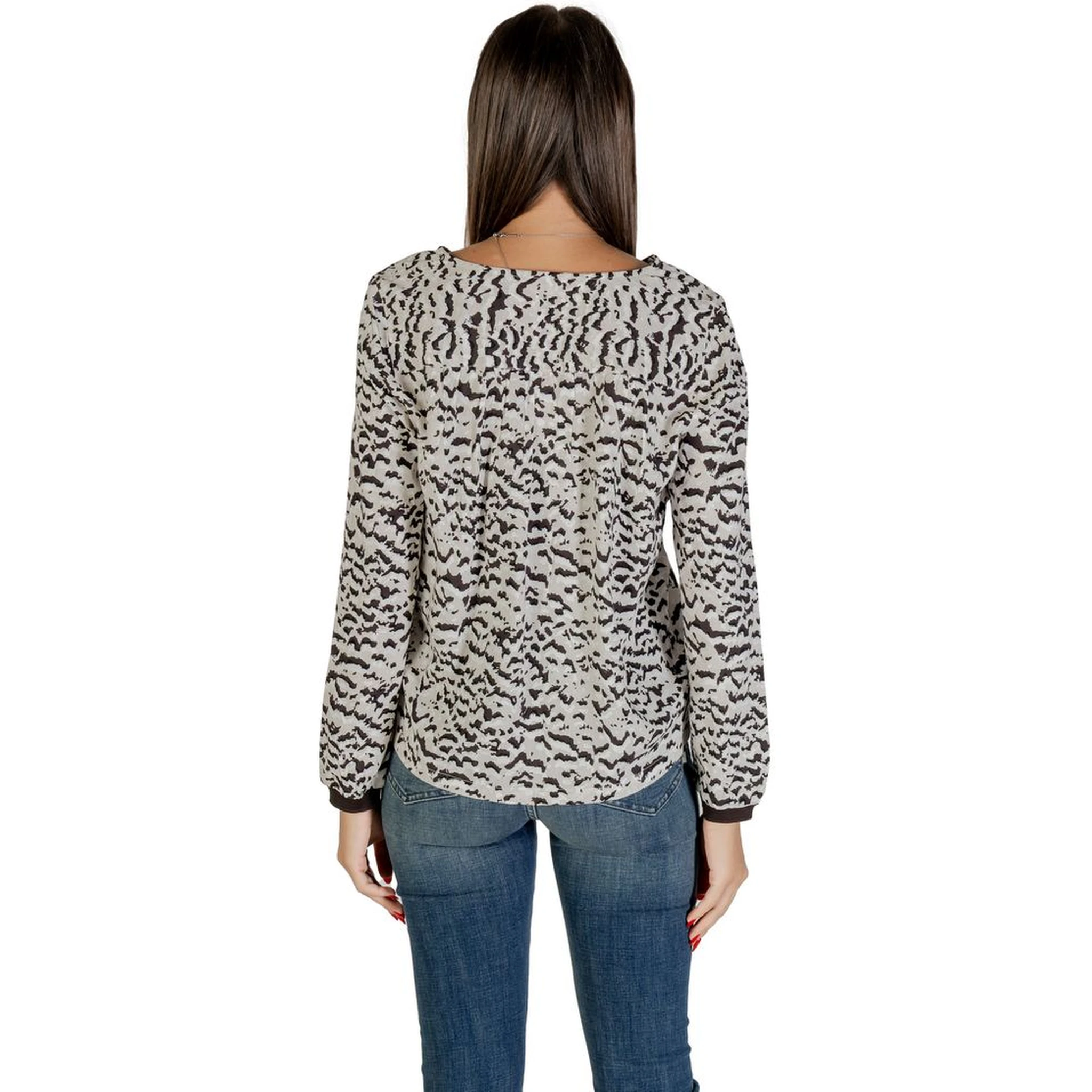 Bicolor Viscose Blouse