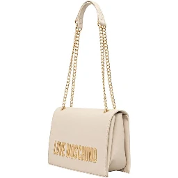 Beige Polyethylene Handbag