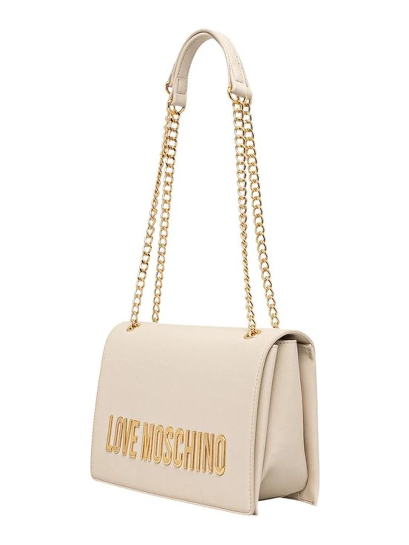 Beige Polyethylene Handbag