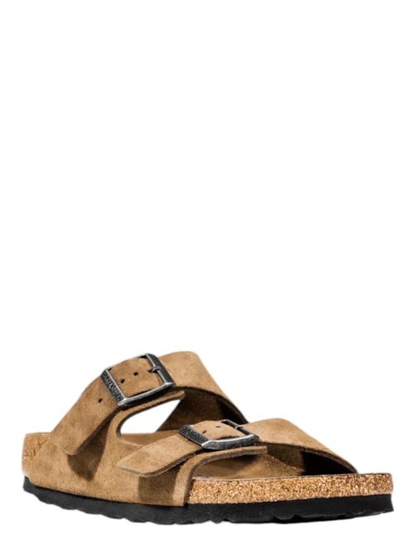 Brown Suede Leather Sandals