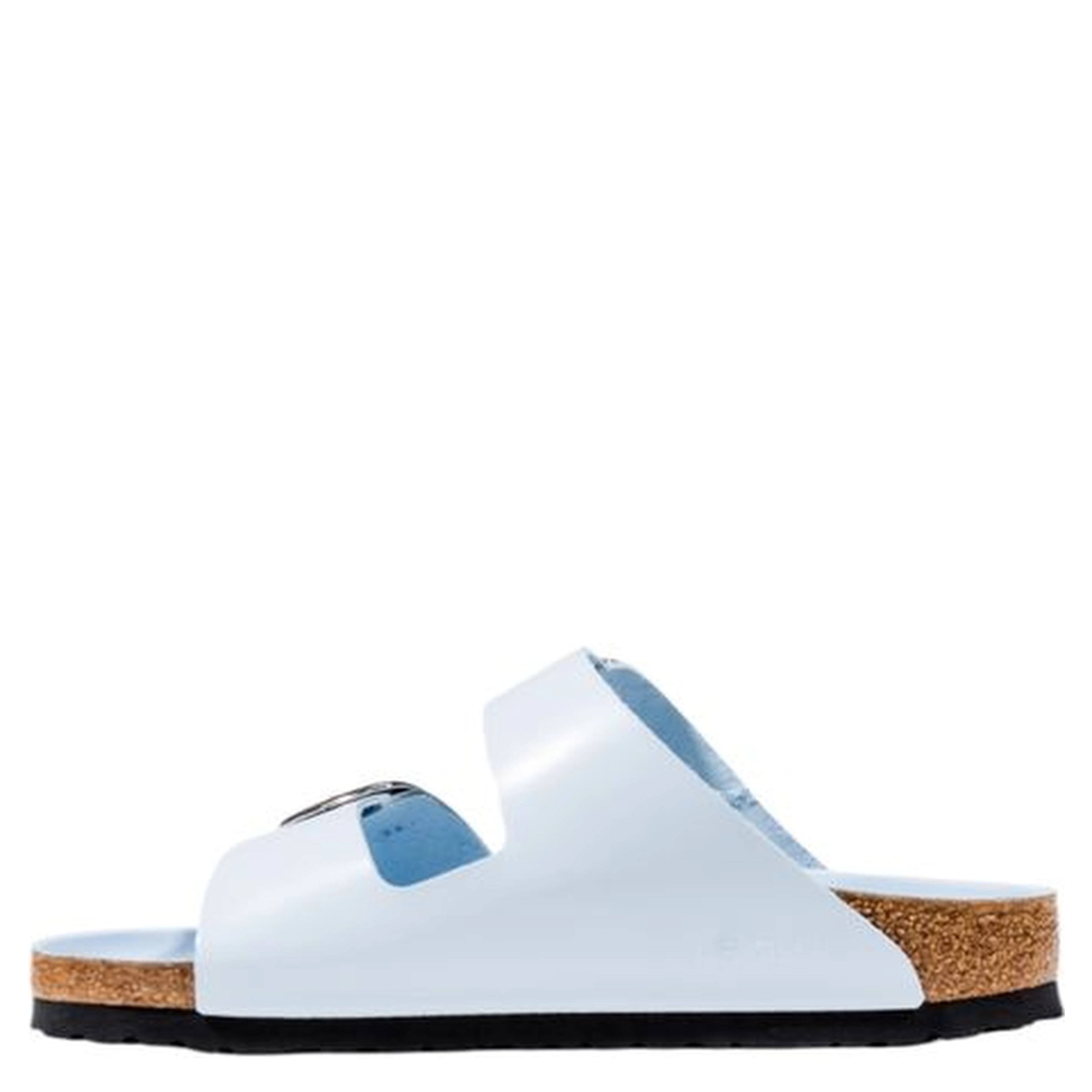 Blue Artificial Leather Slippers