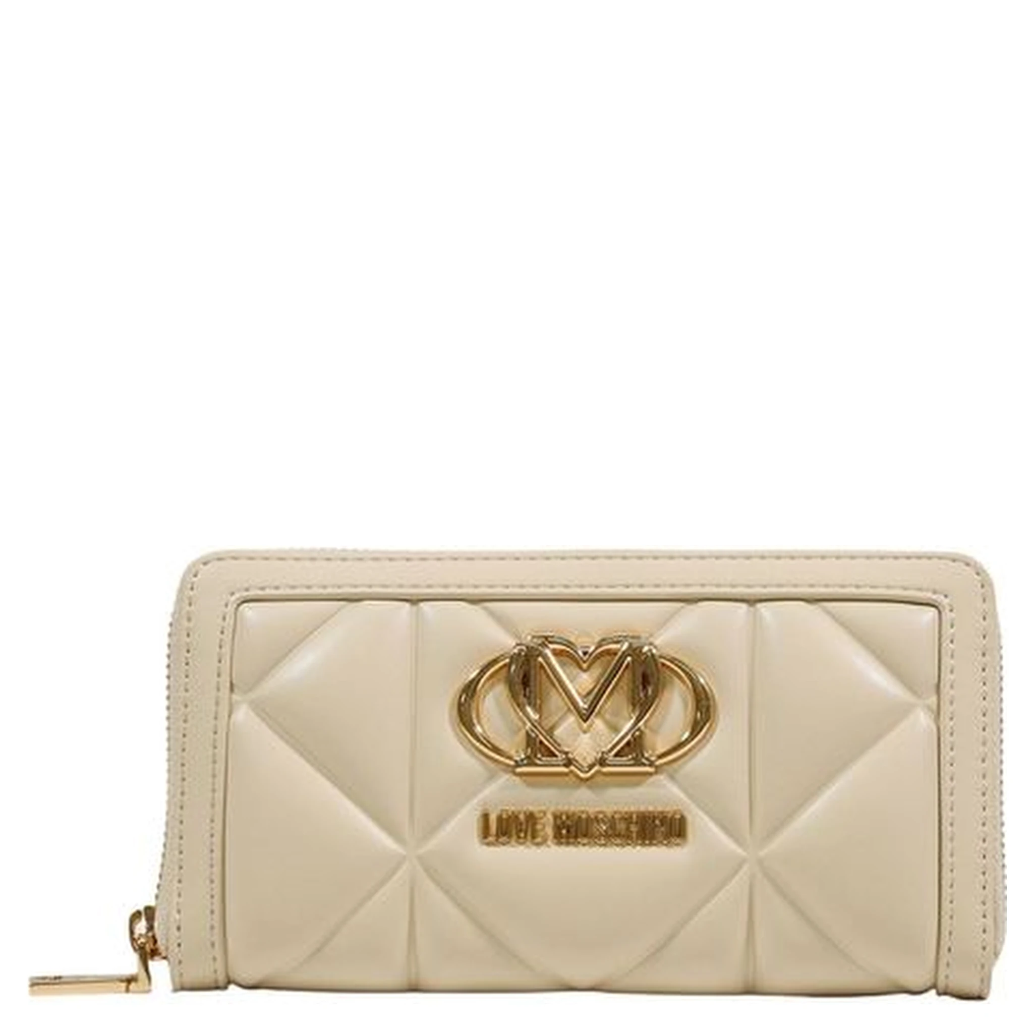 Cream Artificial Leather Wallet