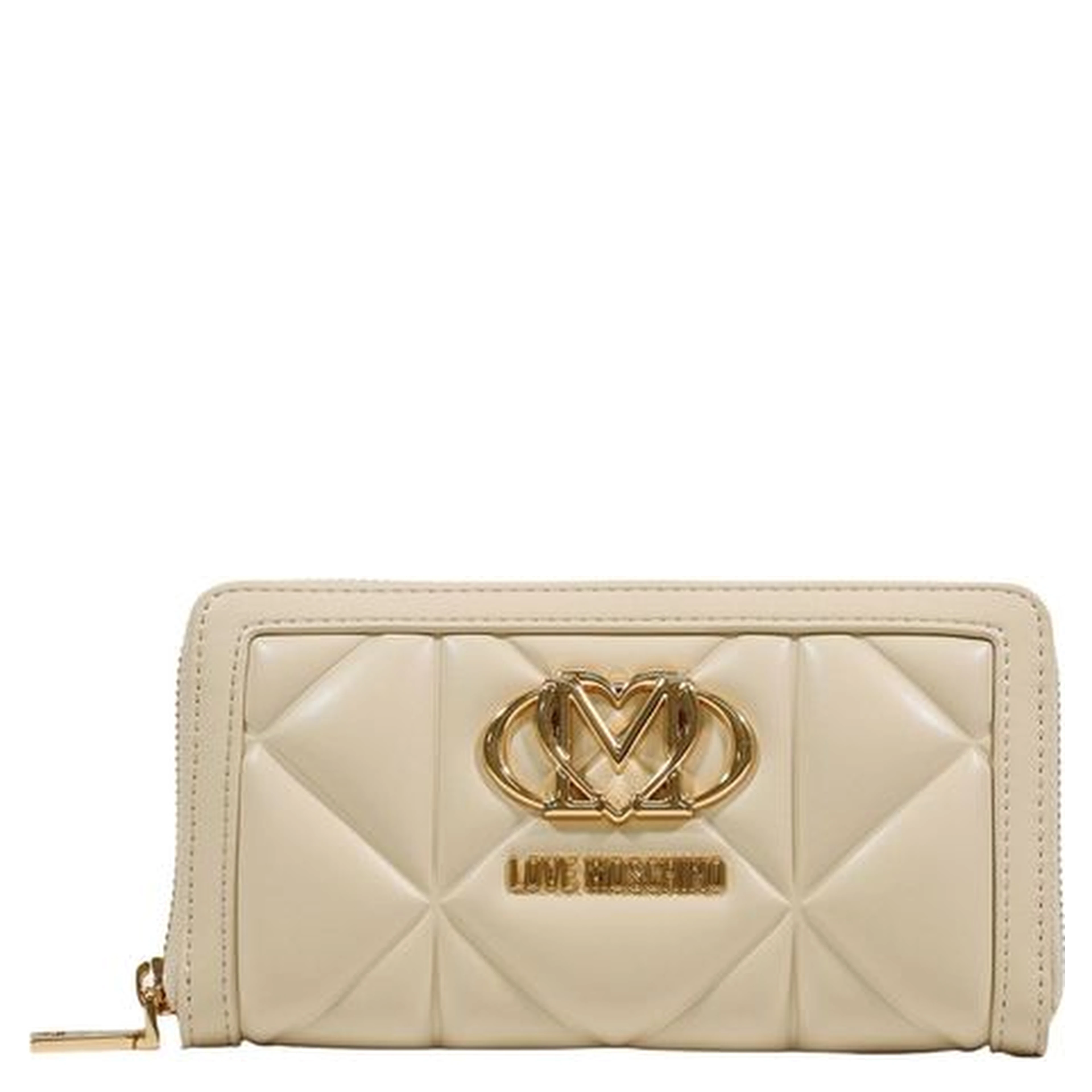 Cream Artificial Leather Wallet