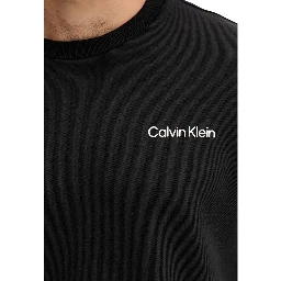 سويت شيرت قطني أسود