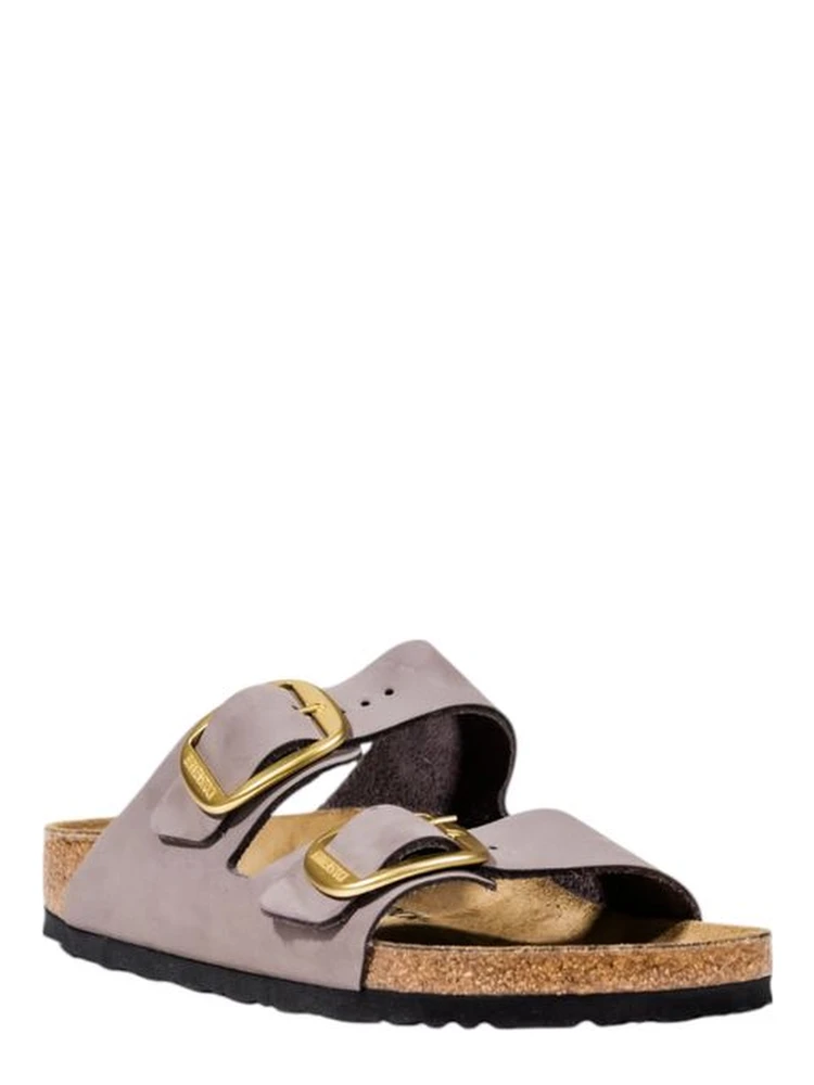 Purple Suede Leather Strap-On Sandals alternative