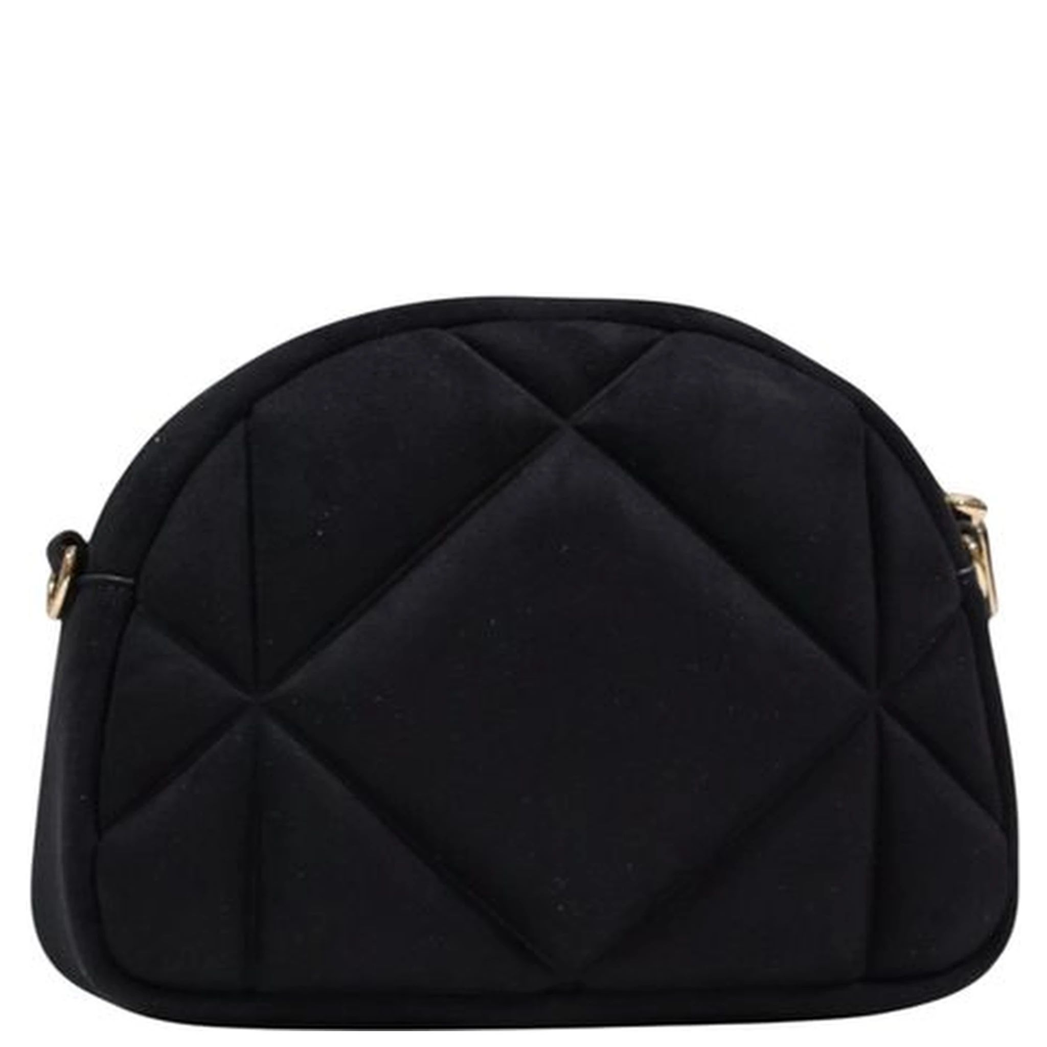 Black Suede Leather Handbag