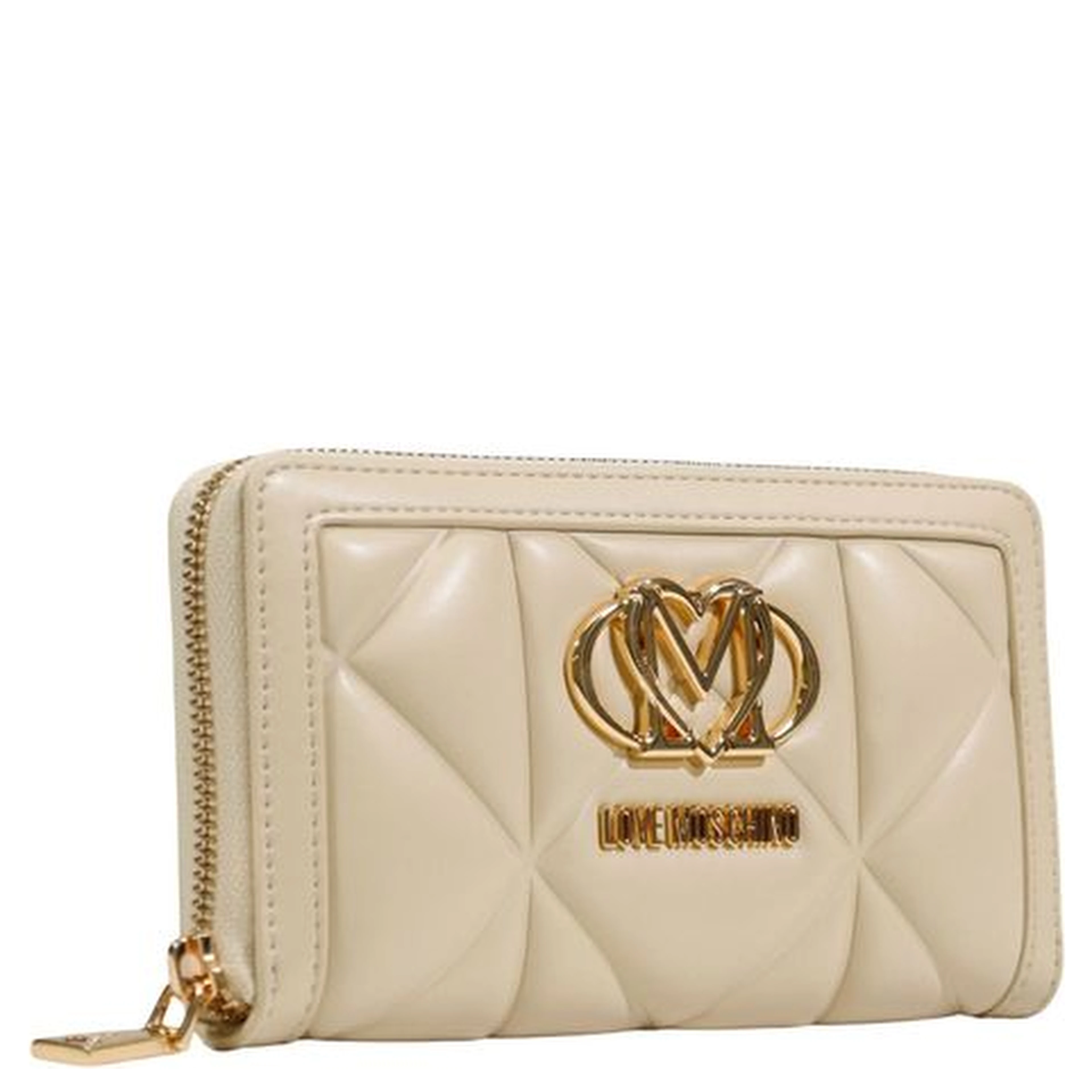 Cream Artificial Leather Wallet