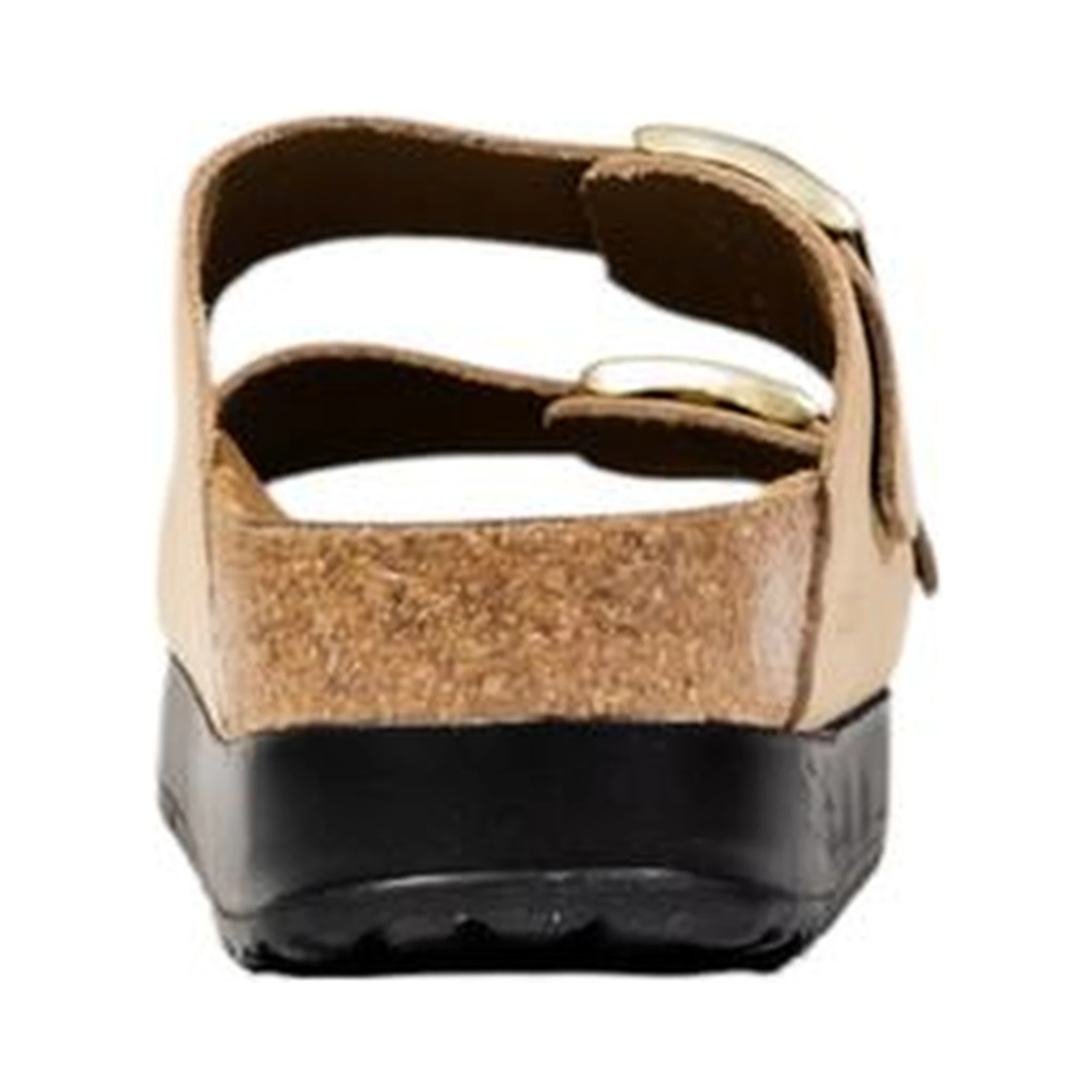 Beige Synthetic Platform Sandals