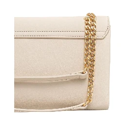 Beige Polyethylene Handbag