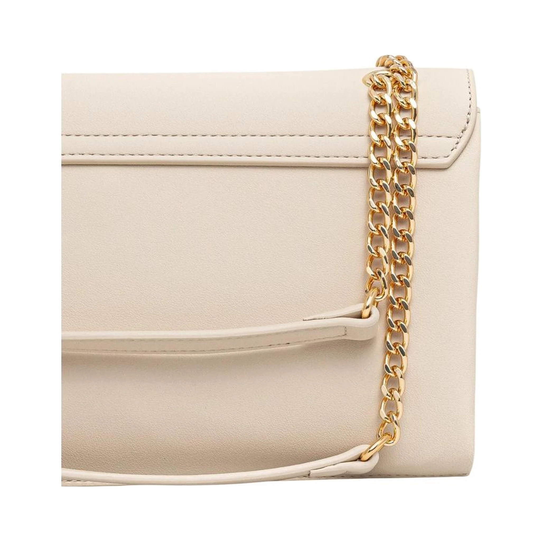 Beige Polyethylene Handbag