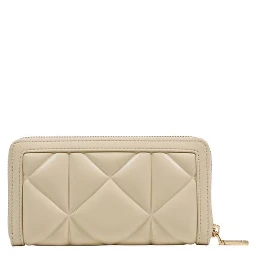 Cream Artificial Leather Wallet