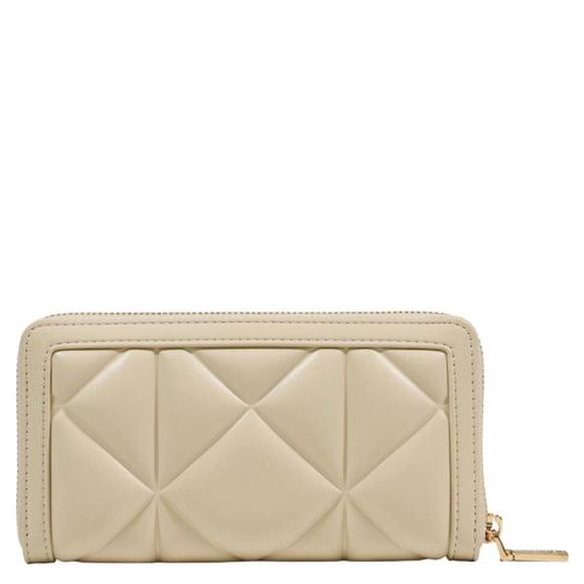 Cream Artificial Leather Wallet