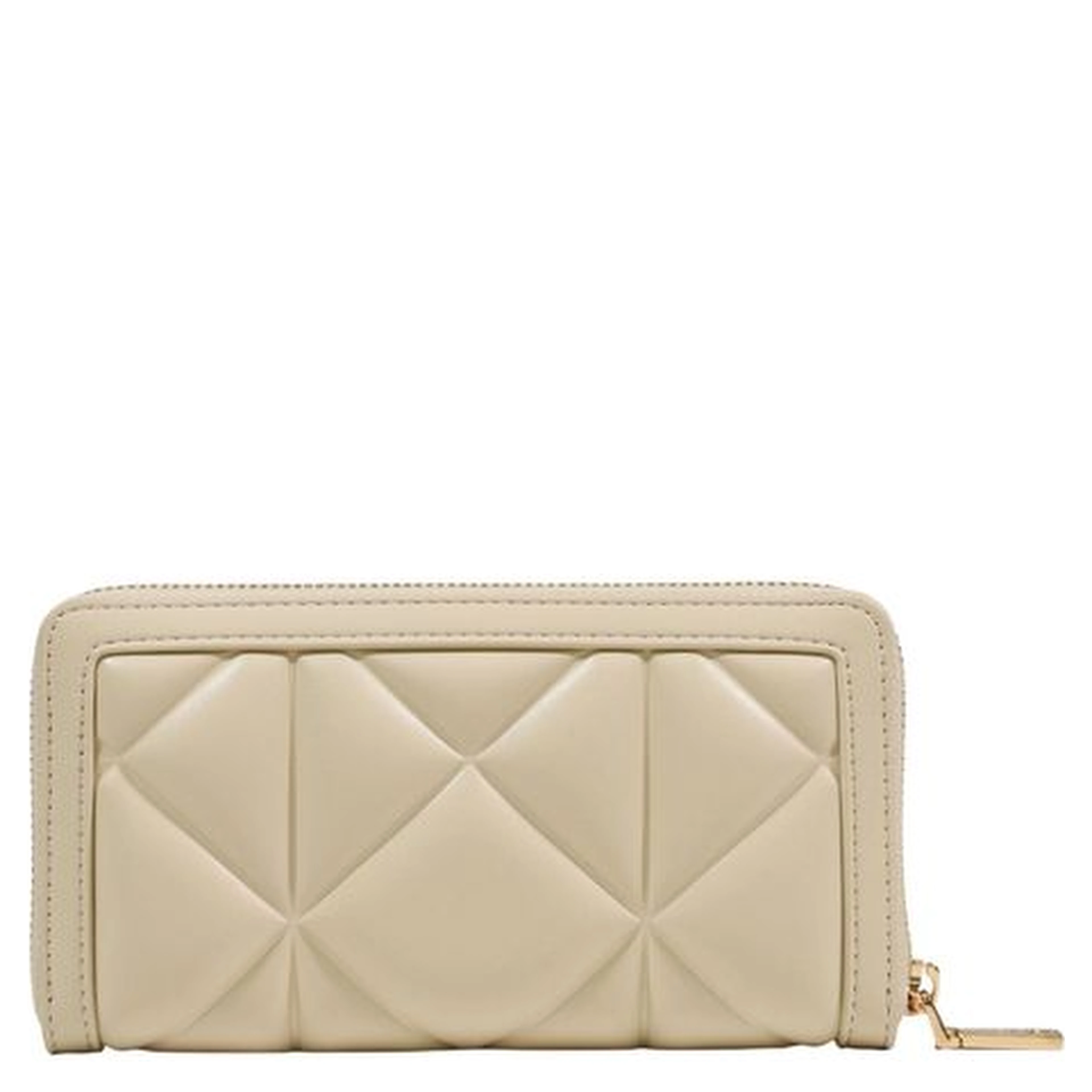 Cream Artificial Leather Wallet