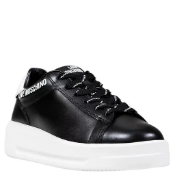 Black And White Synthetic Chunky Sneakers