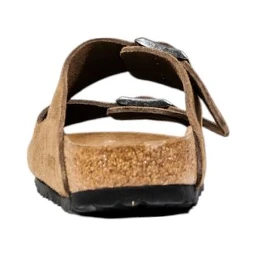 Brown Suede Leather Sandals