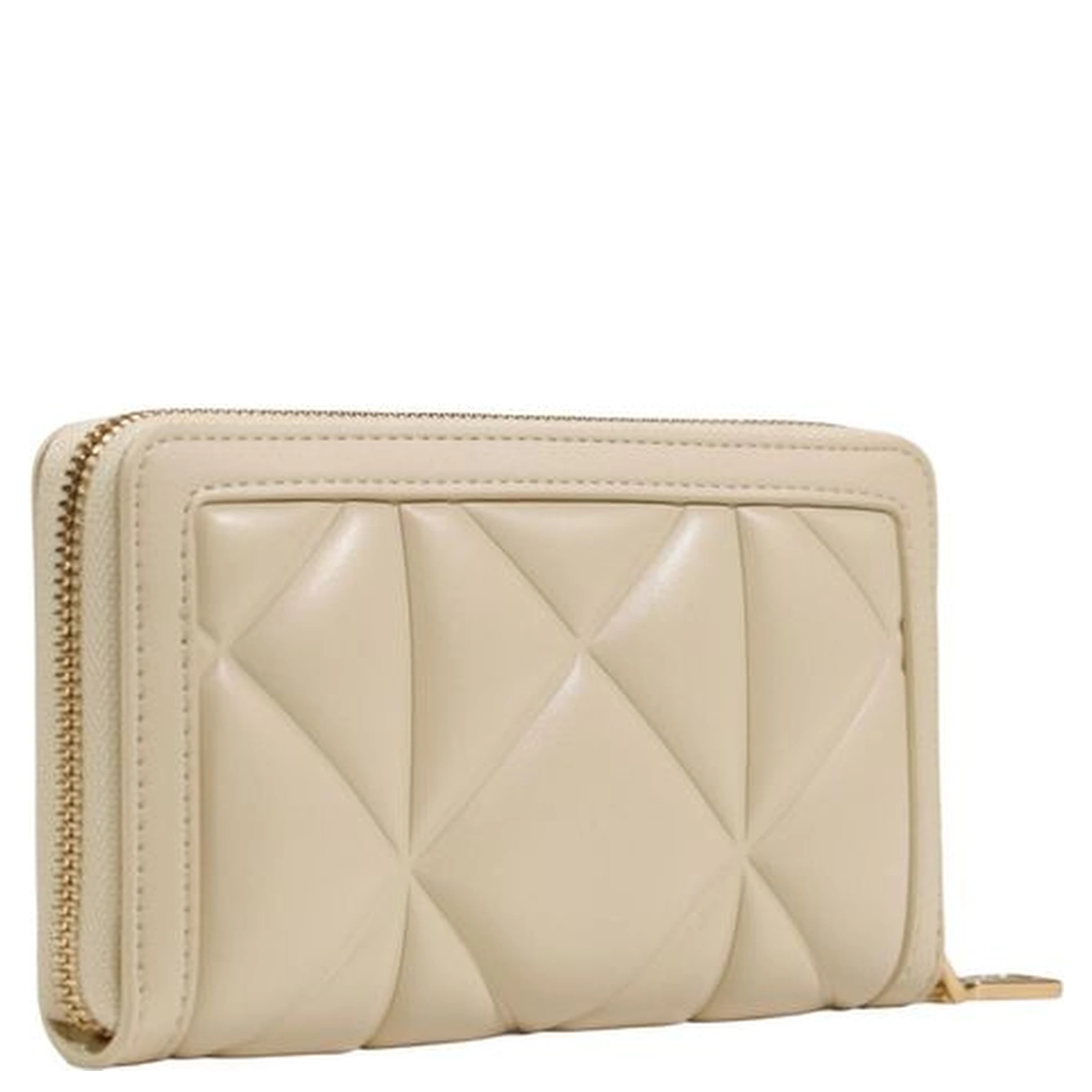 Cream Artificial Leather Wallet