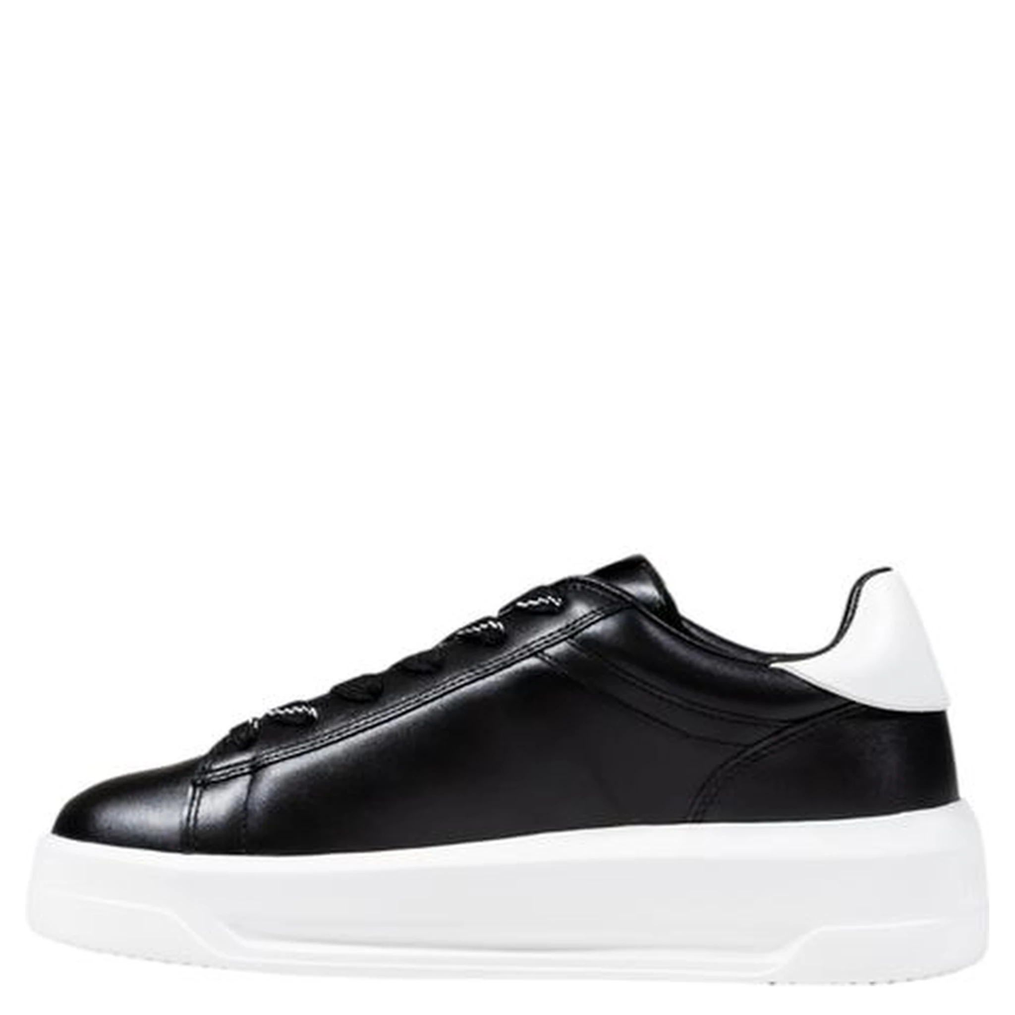 Black And White Synthetic Chunky Sneakers