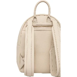 حقيبة ظهر من البولي إيثيلين البيج