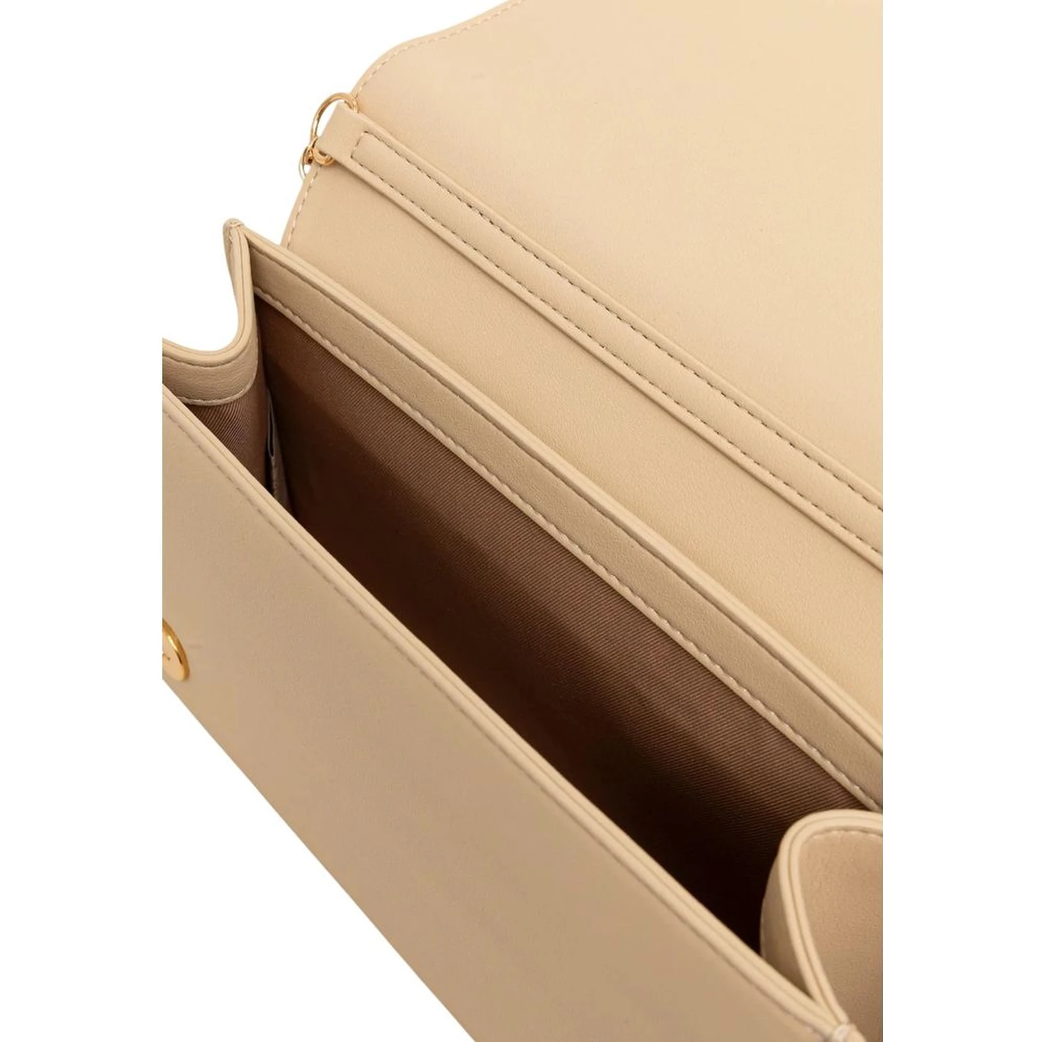 Beige Polyethylene Handbag