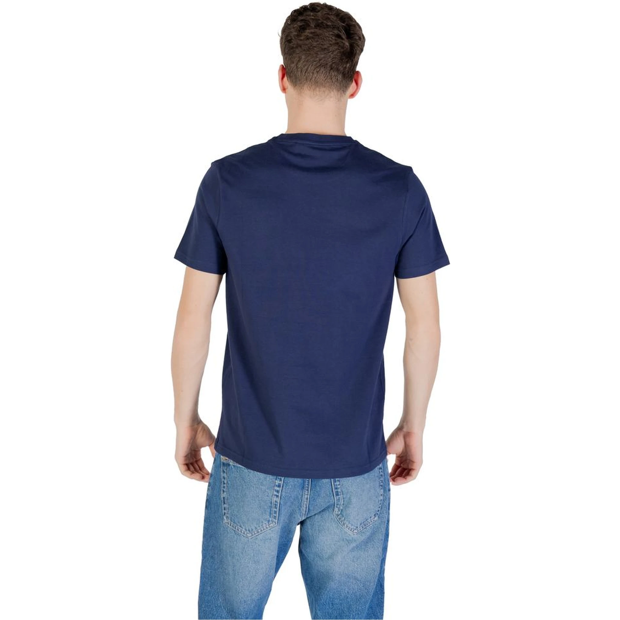 تيشيرت قطني أزرق