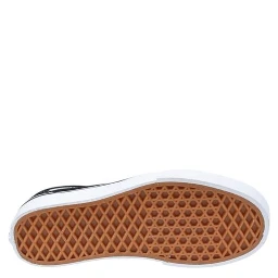 Black And White Fabric Platform Sneakers