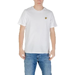 تي شيرت قطني أبيض