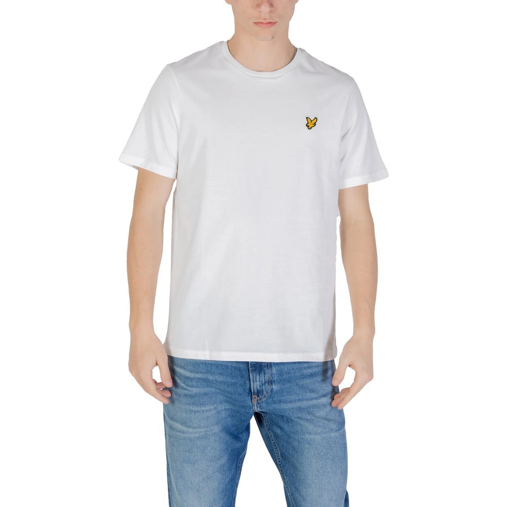 تي شيرت قطني أبيض