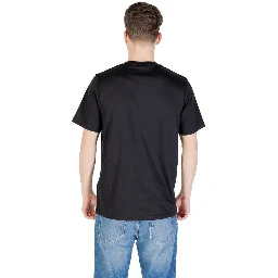 تيشيرت قطني أسود