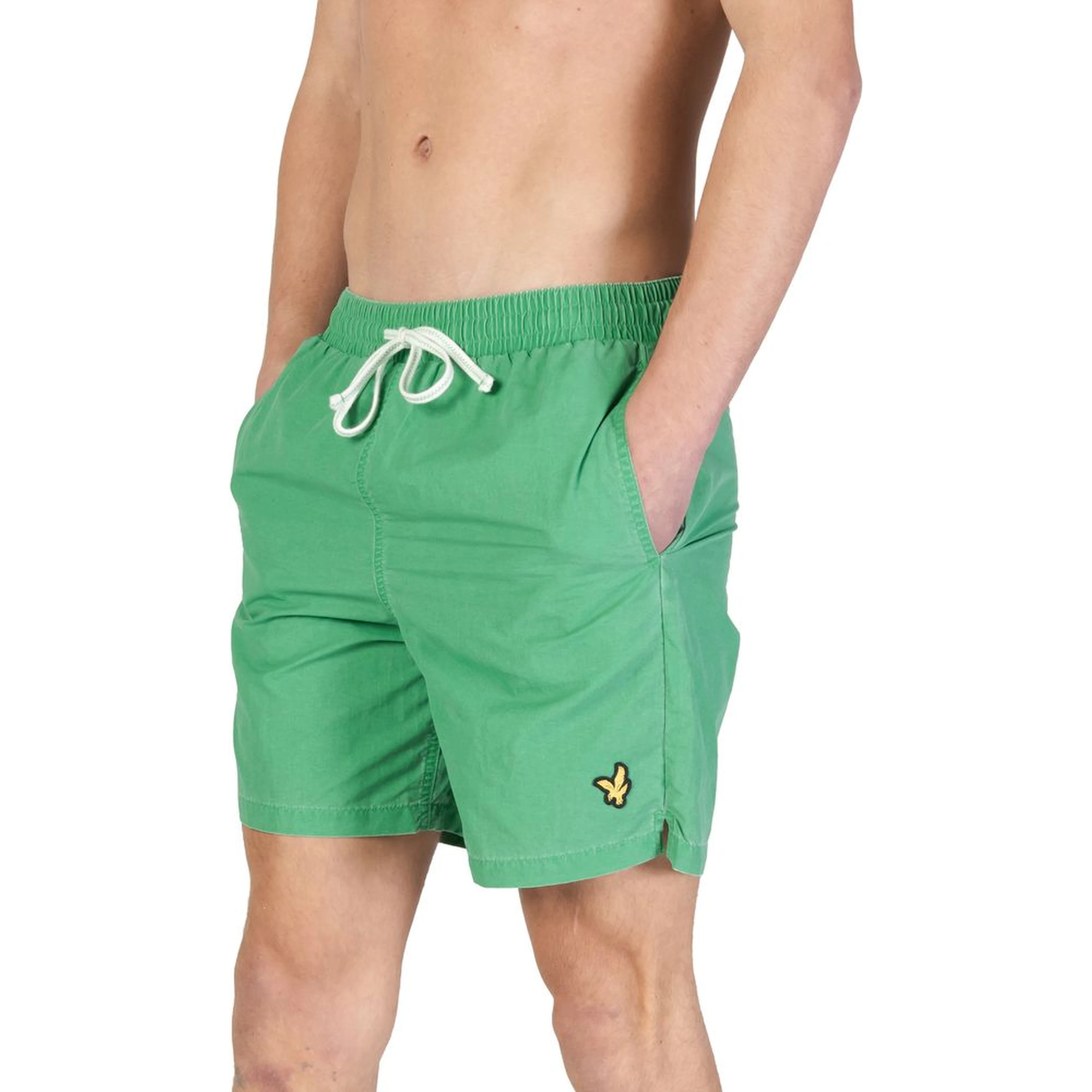 Bicolor Nylon Swim Shorts