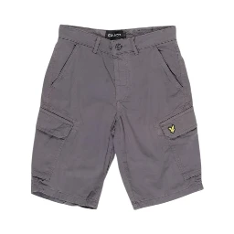 Gray Cotton Bermuda Shorts