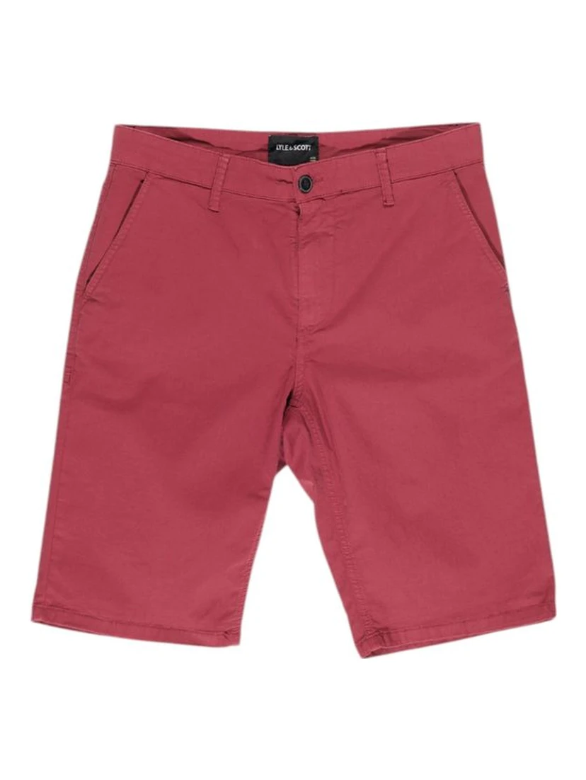 Bordeaux Cotton Bermuda Shorts