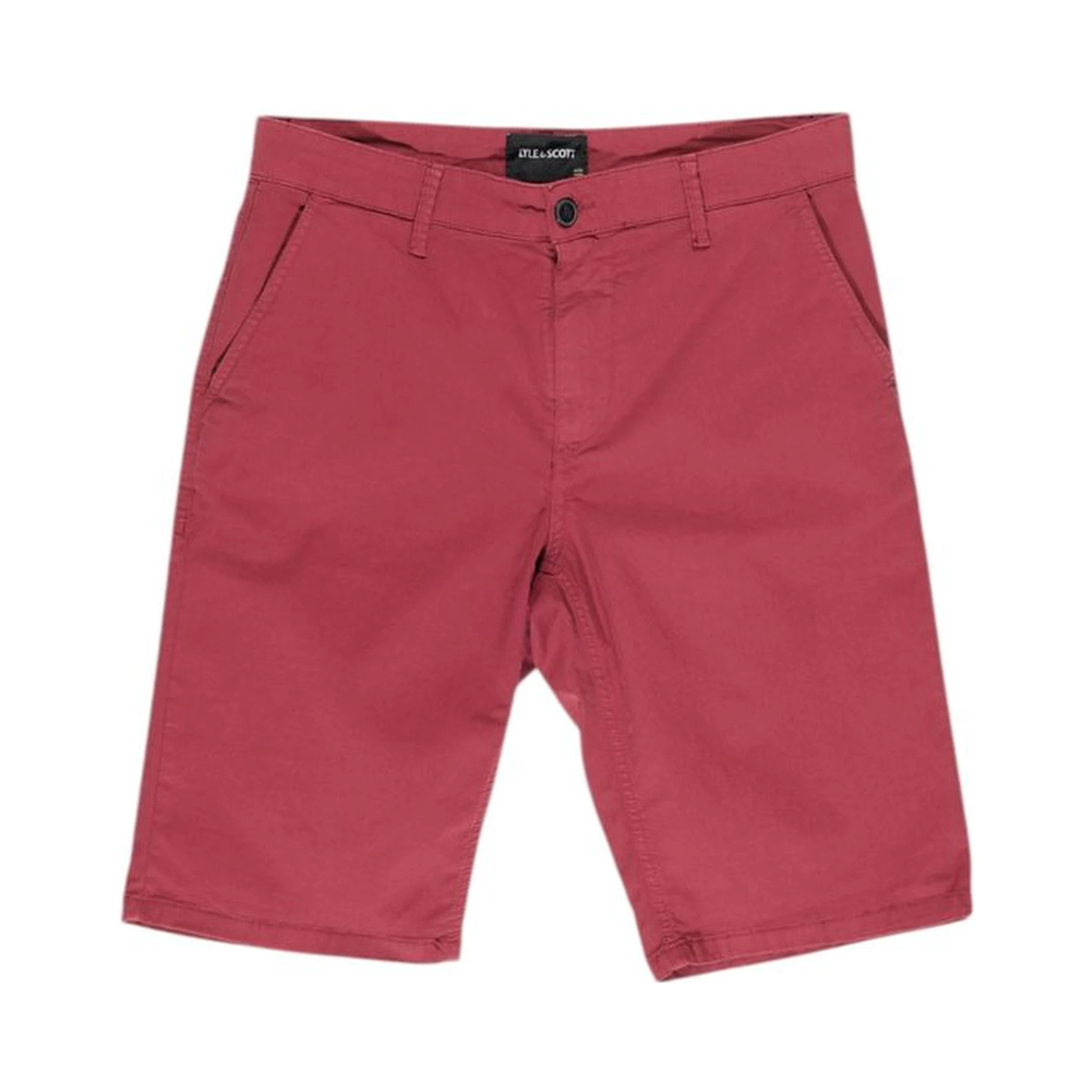 Bordeaux Cotton Bermuda Shorts
