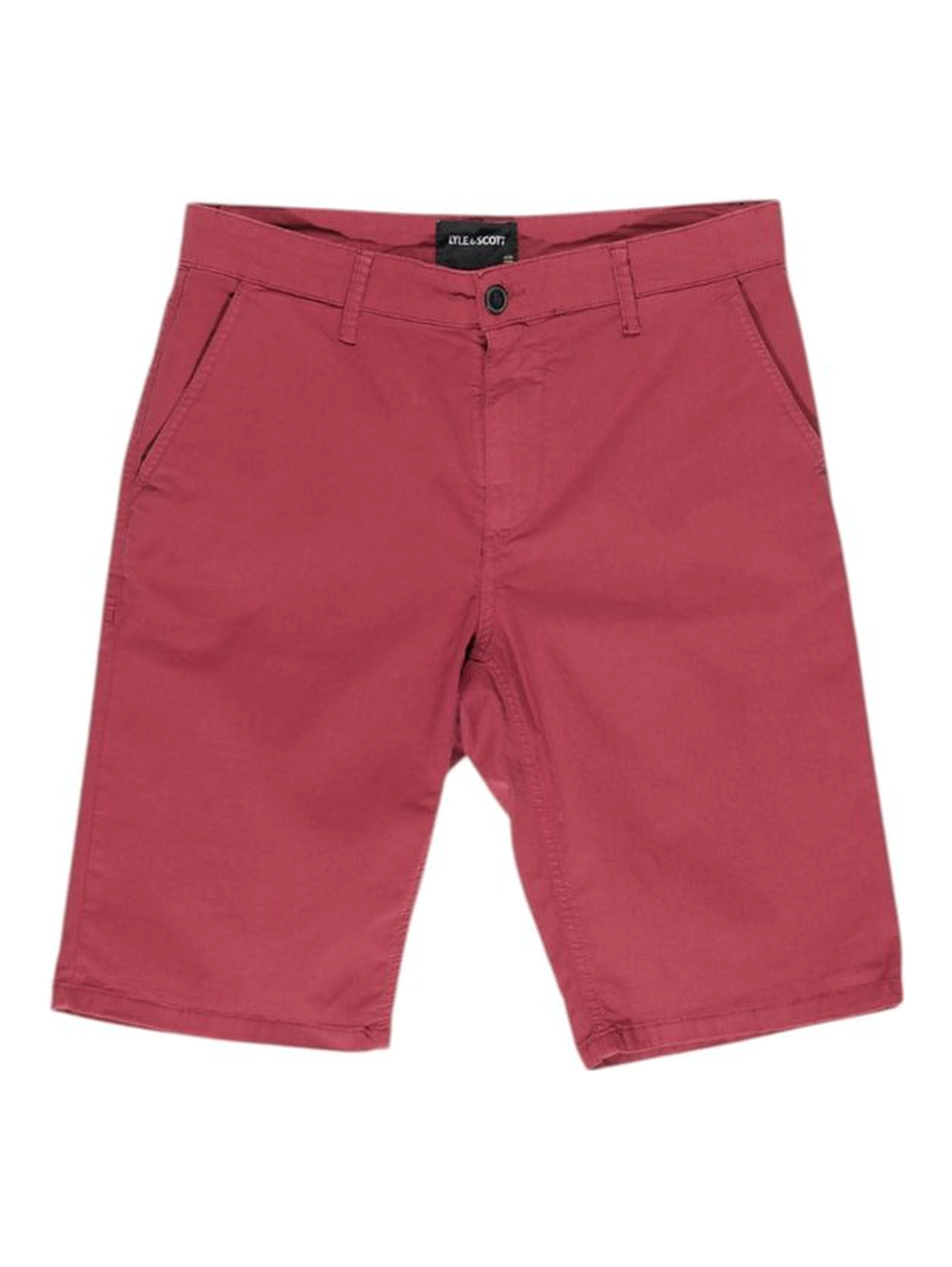 Bordeaux Cotton Bermuda Shorts