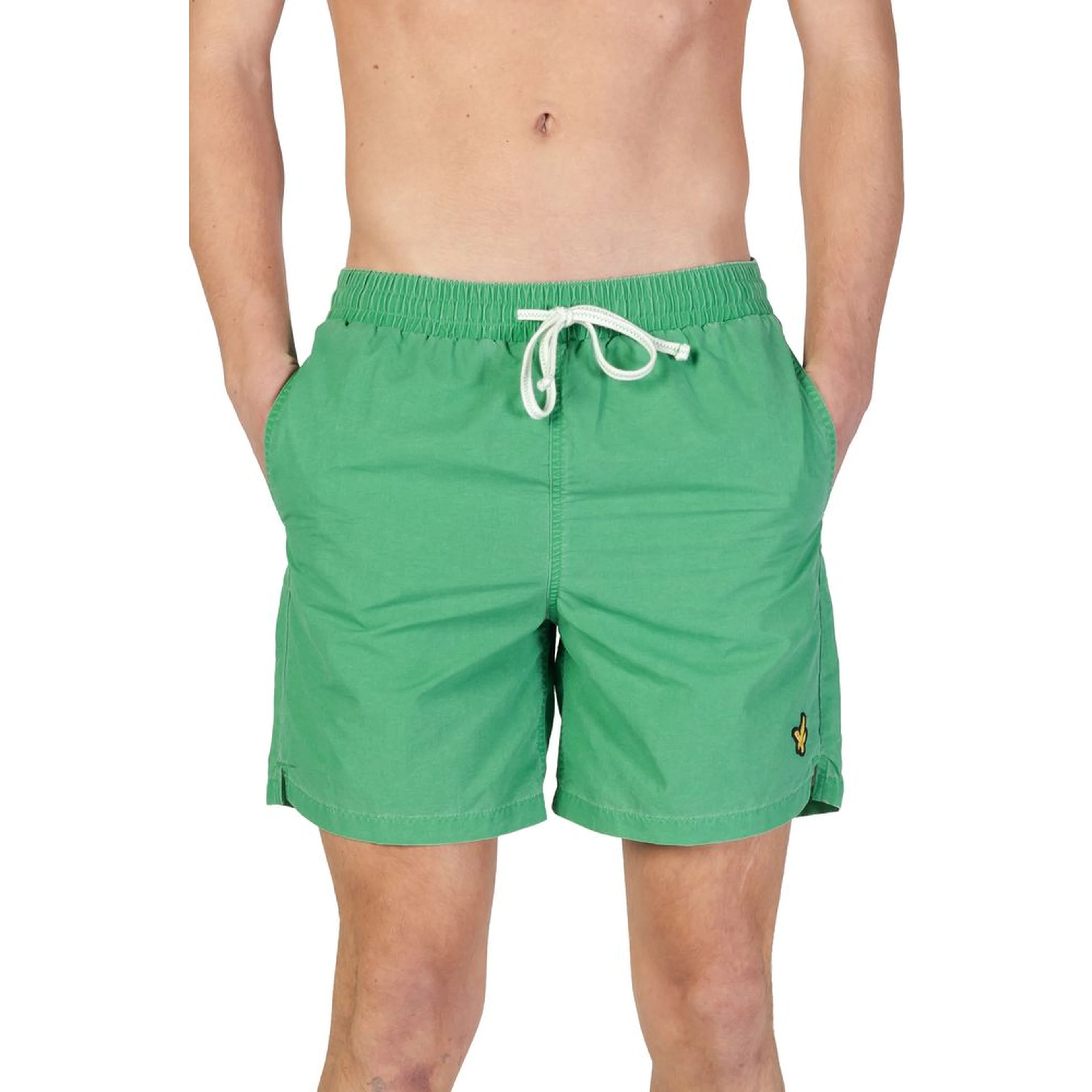Bicolor Nylon Swim Shorts