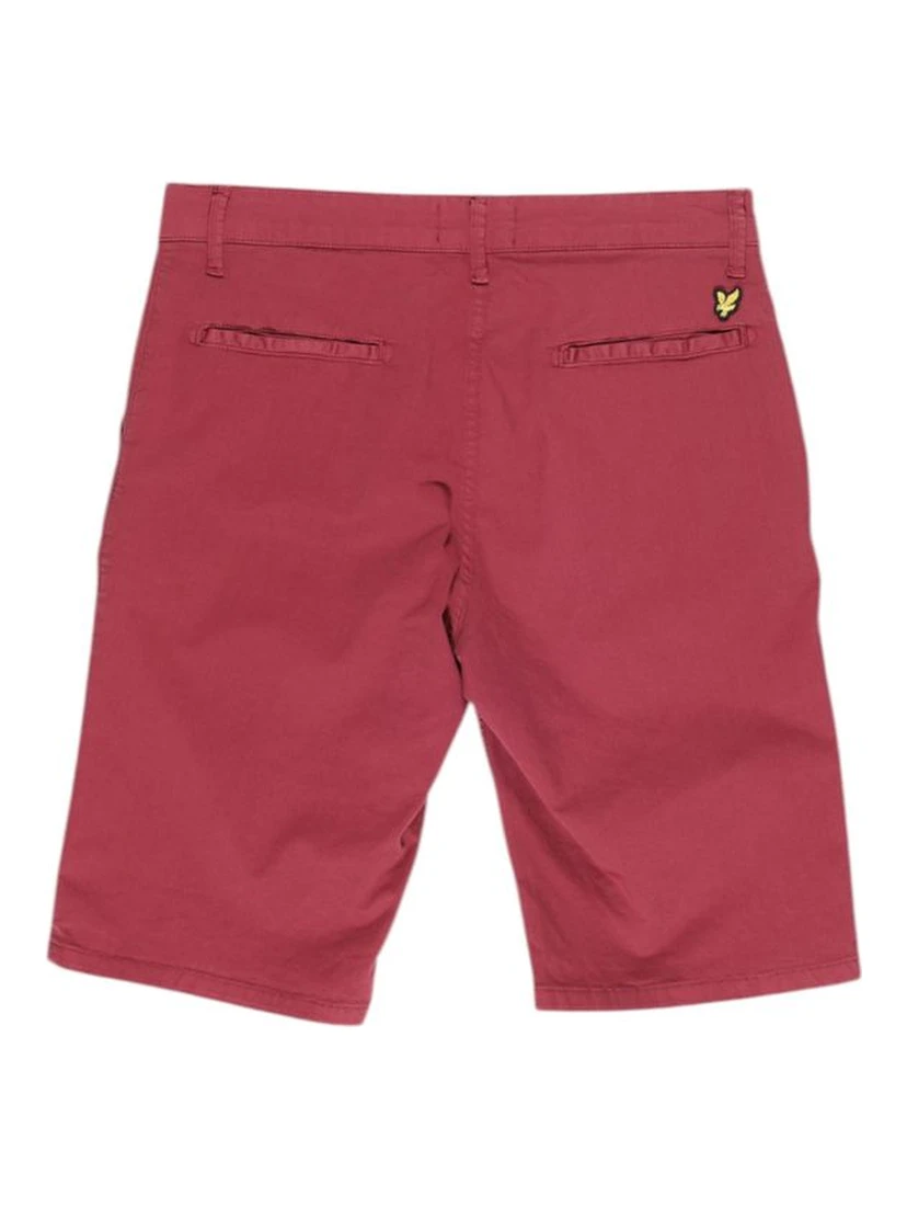 Bordeaux Cotton Bermuda Shorts