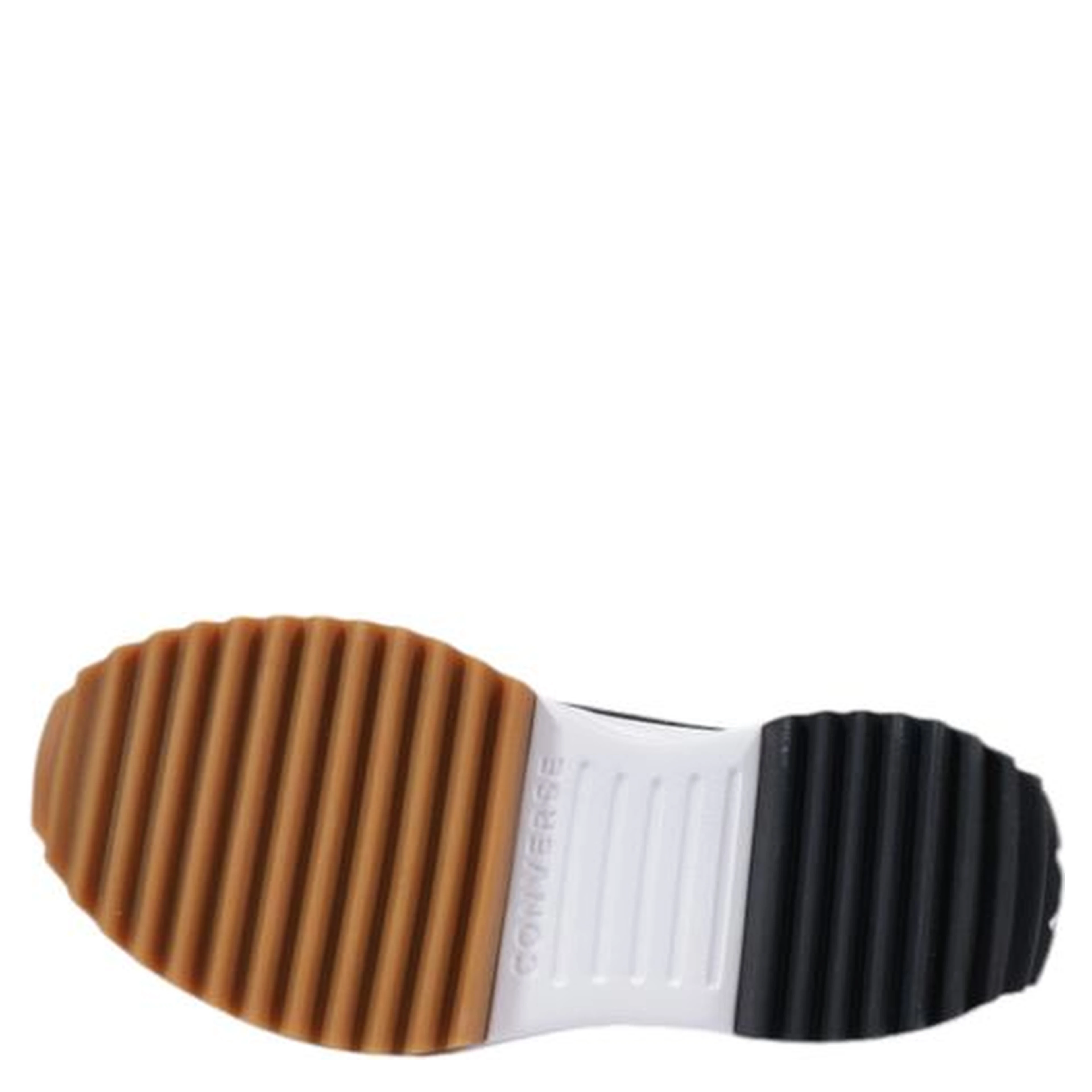 Black And White Fabric Chunky Sneakers
