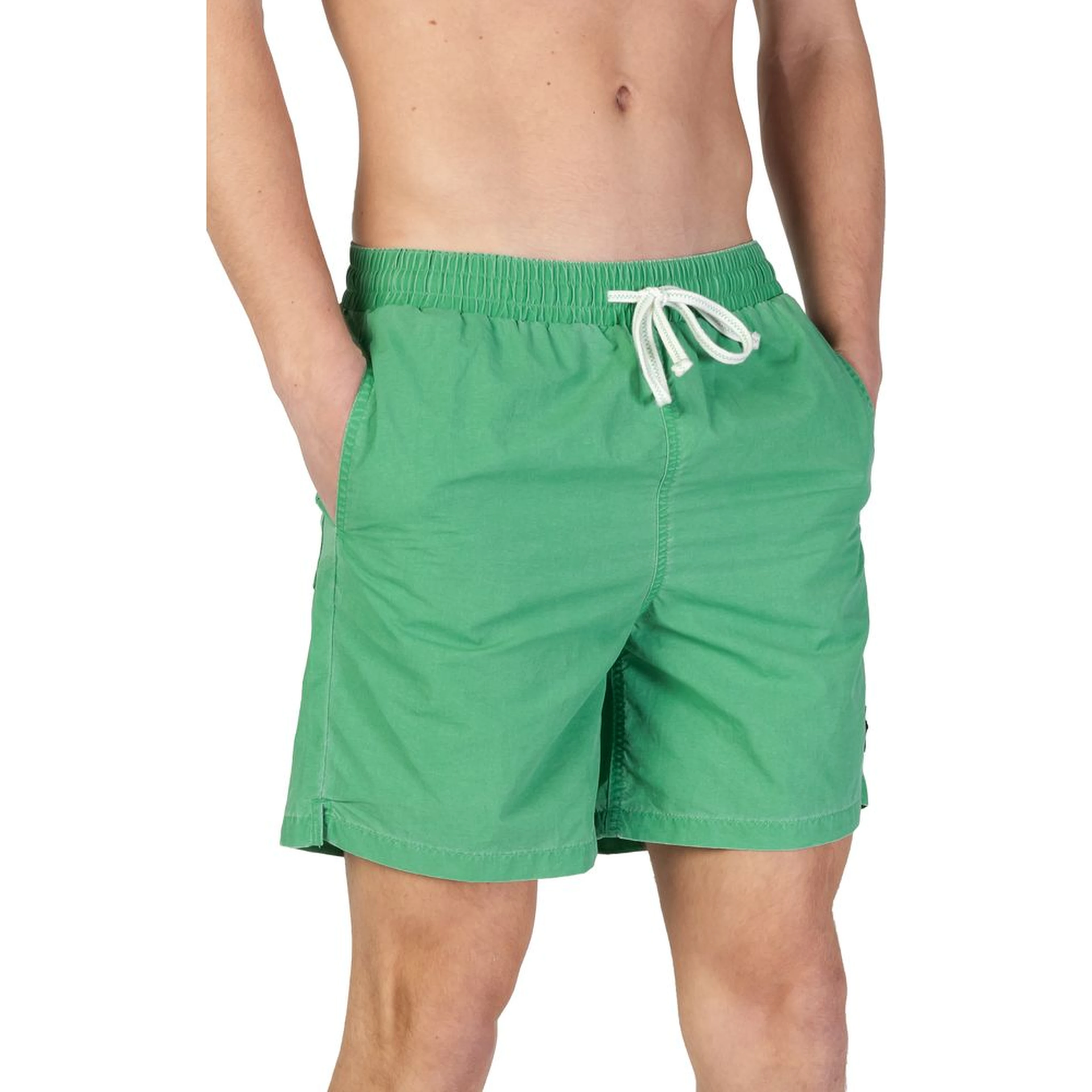 Bicolor Nylon Swim Shorts