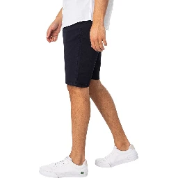 Blue Cotton Bermuda Shorts