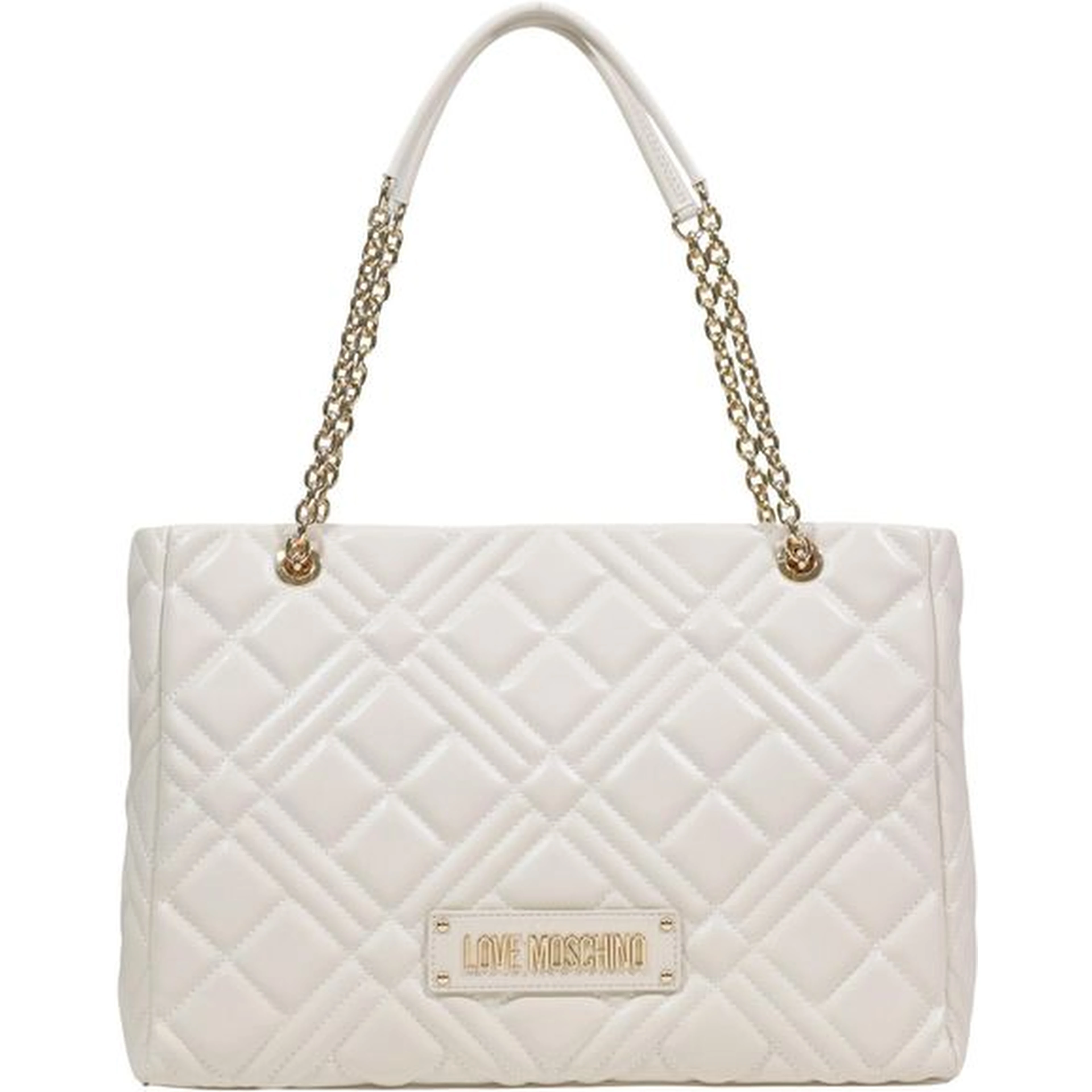 Beige Polyethylene Handbag