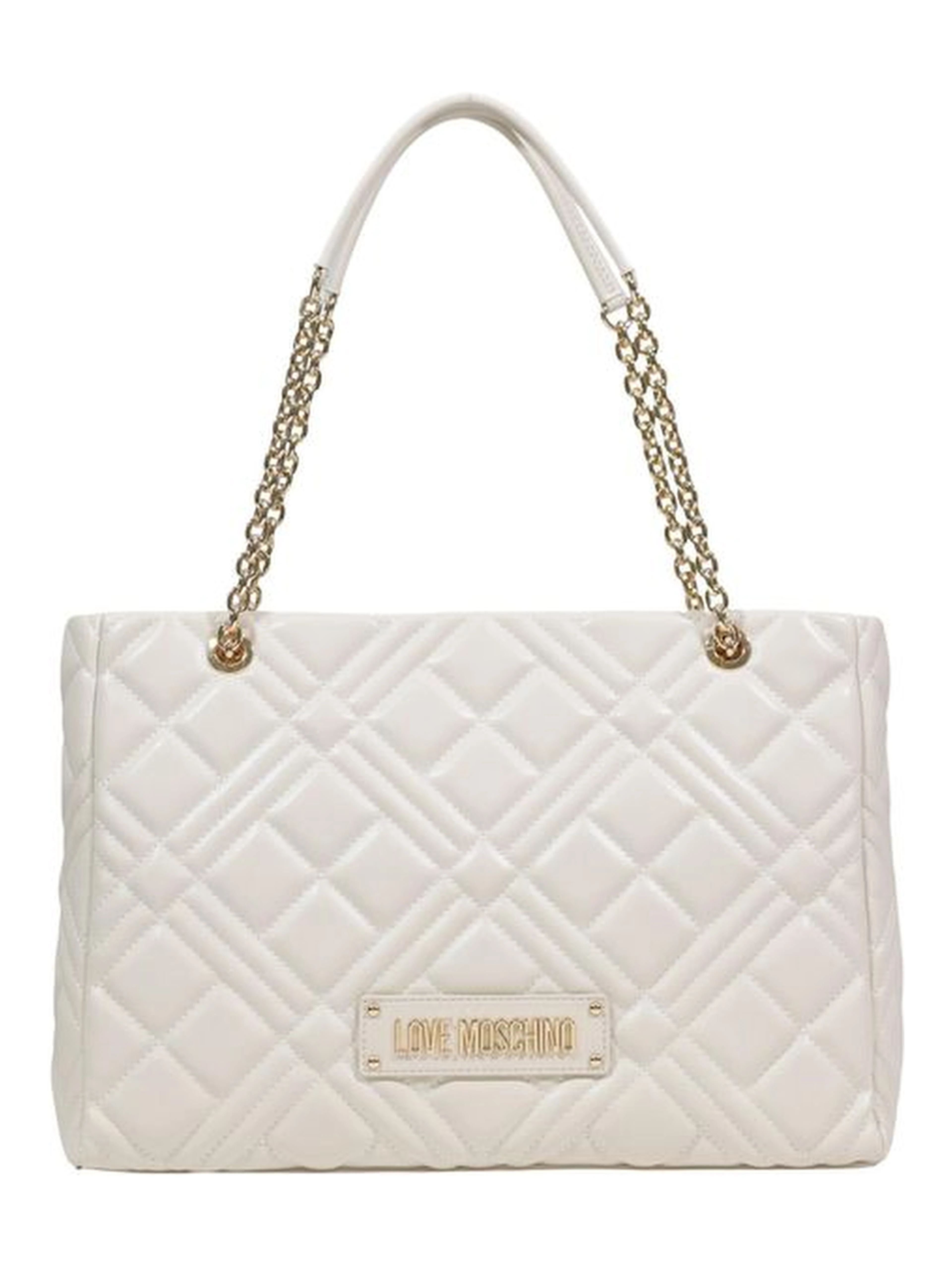 Beige Polyethylene Handbag