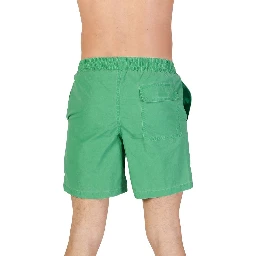 Bicolor Nylon Swim Shorts