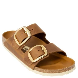 Brown Leather Slippers