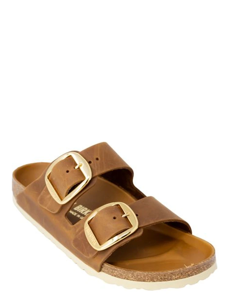 نعال جلدية بنية اللون alternative