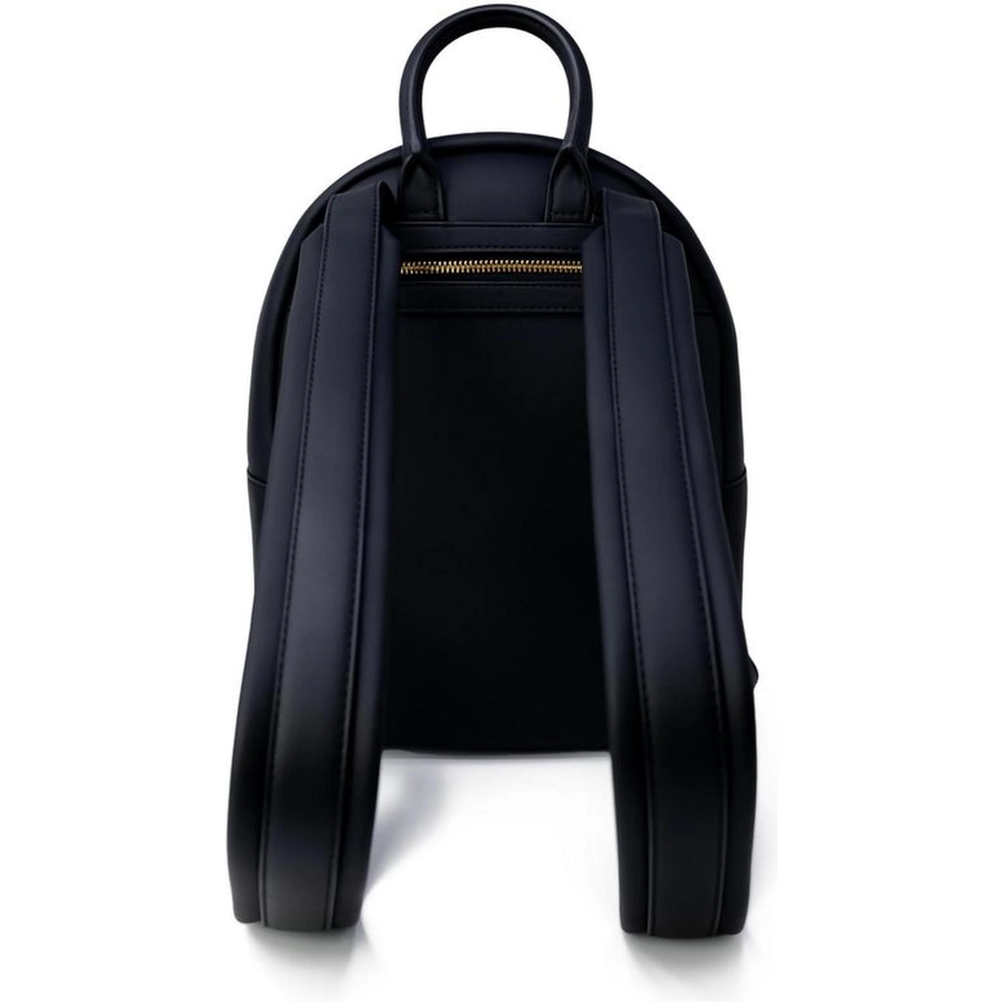 حقيبة ظهر سوداء من البولي إيثيلين