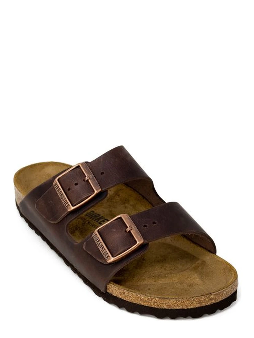 Brown Synthetic Slippers